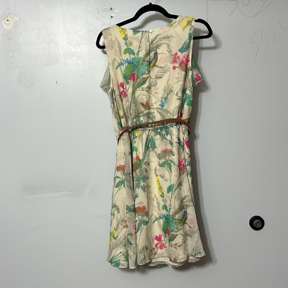 Ted Baker Timoxa Printed Ruffle Dress Ted size 4 or US 10 - Picture 5 of 8